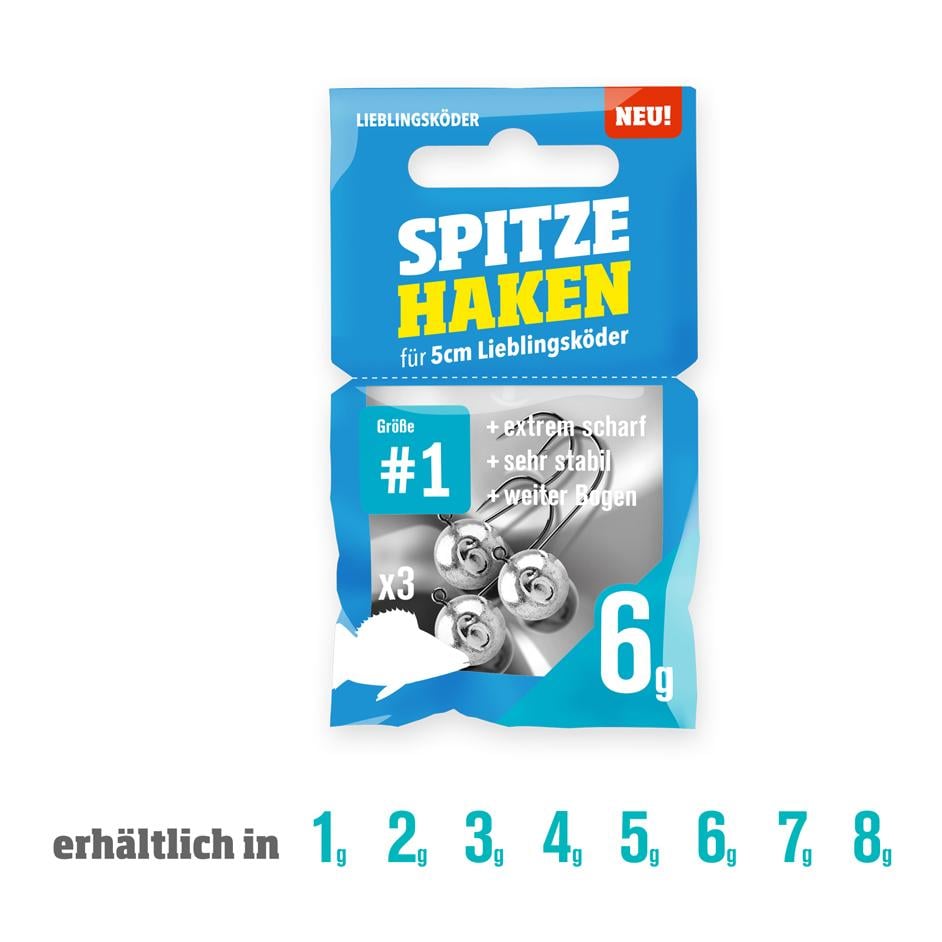 Lieblingsköder Spitze Haken Jigkopf Lieblingsköder Spitze Haken Jigkopf