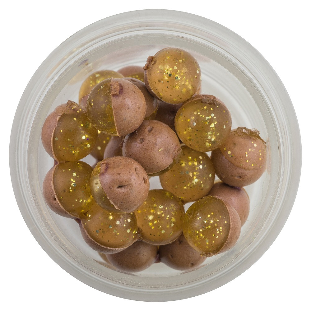 Berkley PowerBait® Clear Eggs Floating Clear Clear Gold-Natural
