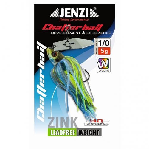 Jenzi Chatterbait Shiny Blue Jenzi Chatterbait Shiny Blue