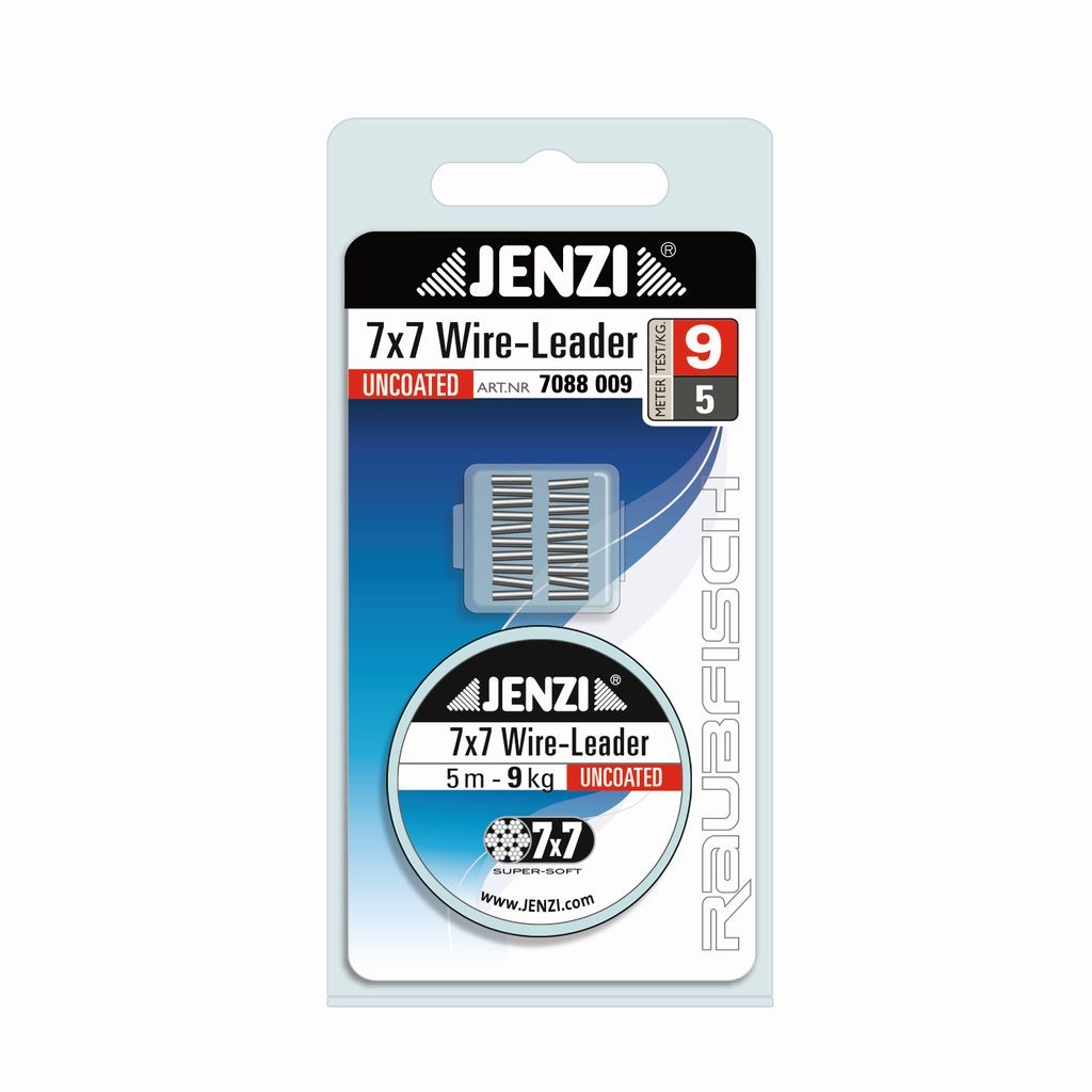 Jenzi Powerflex 7x7 Super-Soft-Stahlvorfach zum Selbstbauen 9kg Jenzi Powerflex 7x7 Super-Soft-Stahlvorfach zum Selbstbauen 9kg