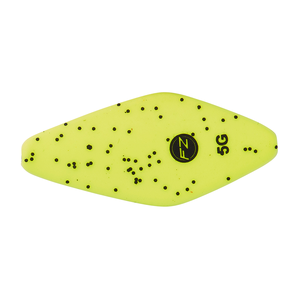 Dam Effzett Pro Trout Inline Spoon Yellow Black Flake 6.5g Dam Effzett Pro Trout Inline Spoon Yellow Black Flake 6.5g