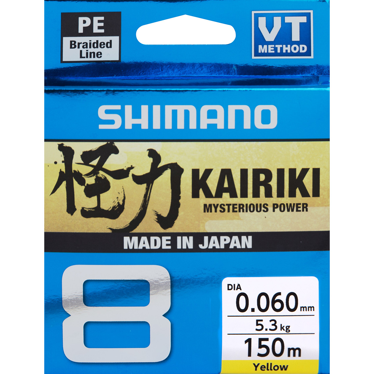 Shimano Kairiki 8 0.10mm Yellow