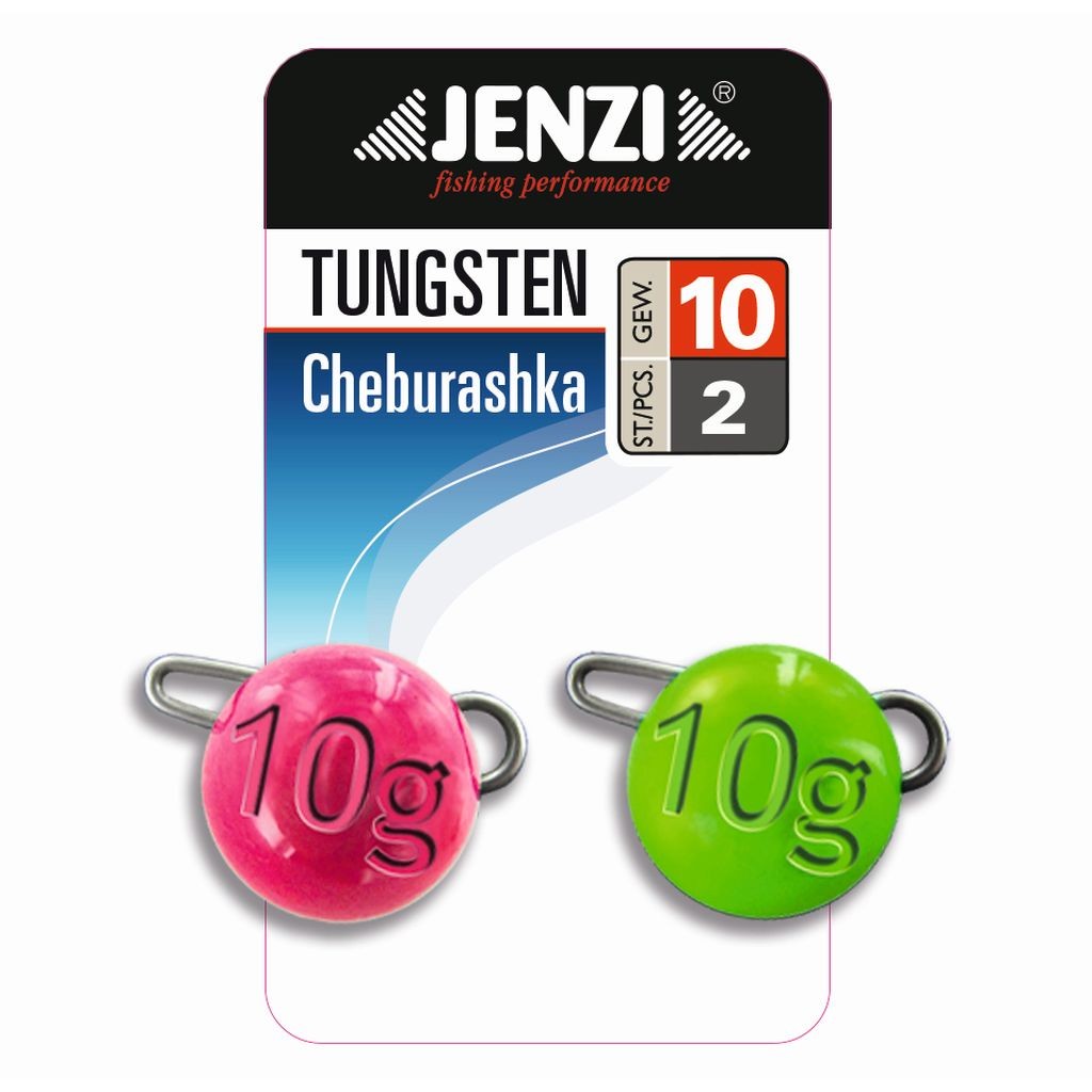 Jenzi Tungsten Cheburashka Grün + Pink 10g