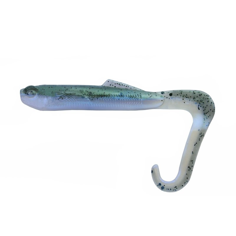 K.P Baits Hybrid Worm Twister 3" 7.5cm Transparent Pearl
